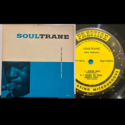 John Coltrane - Soultrane LP - Prestige [PRLP 7142] MONO 1958 RVG DG (VG+/VG) - Image 1 of 4