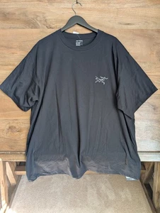 Arc'teryx T-Shirt Mens 2XL Black Ionia Kragg SL Cotton Short Sleeve Pullover NWT - Picture 1 of 2