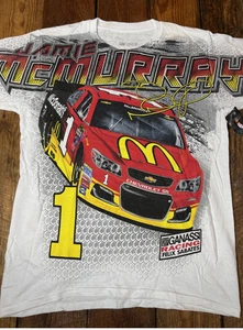 Jamie McMurray #1 NASCAR LARGE Shirt ALL OVER PRINT AOP Grafik Racing Tee Neu mit Etikett - Bild 1 von 5