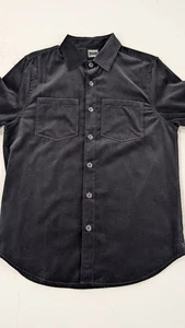 Todd Snyder Italian Velvet Overshirt in Black Size Small Double Chest Pockets - Picture 1 of 16