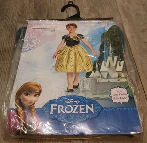 Disneys Frozen Prinzessin Anna Kinder Halloween Kostüm Verkleidung S/P (4-6X) - Bild 1 von 2
