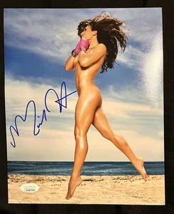 SPORTS ILLUSTRATED BODY ISSUE" MISCHA TATE SIGNED 8x10 JSA AUTO - Picture 1 of 2