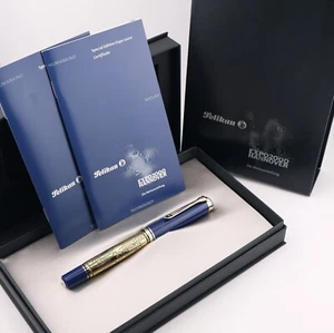 Pluma Estilográfica Pelikan Edición Especial Expo 2000 Hannover Technology M 912 584 Nueva en Caja - Imagen 1 de 24