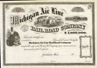 18_ Michigan Air Line Rr Stock Certificate