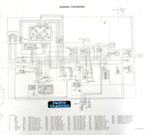 Genuine Suzuki Dealer Factory Wiring Diagram Cavalcade 1400 LX GV1400GD 1986 - Picture 1 of 1