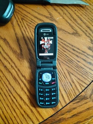 LG Black Bluetooth LCD Screen Numeric keypad Foldable Cellular Cell Phone - Image 1 of 4