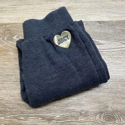 Calça de Moletom JUICY COUTURE Cintura Elástica Cintura Baixa Preta Jogger Feminina Tamanho 6 - Imagem 1 de 4