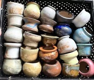 Planter Pots Small Glazed Pots Flower Ceramic Succulent Pots Mini Bonsai Cactus - Picture 1 of 183