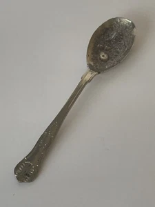 Viners Vintage Silver Plated Sheffield Kings Pattern Fruit Berry Server Spoon - Picture 1 of 6