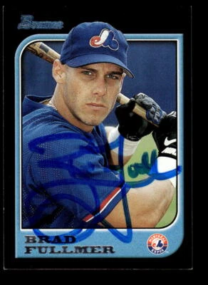 1997 Bowman #171 Brad Fullmer HAND SIGNED AUTO - Image 1 of 2