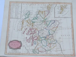 Scotland. 1806 original map. - Picture 1 of 6