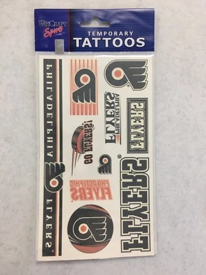 BRAND NEW PHILADELPHIA FLYERS ASSORTED TEMPORARY TATTOOS - Image 1 of 2