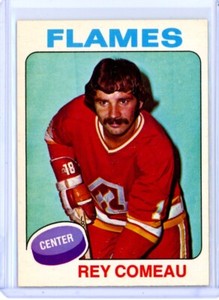 1975-76 O-Pee-Chee #248 Rey Comeau - Atlanta Flames - SET BREAK