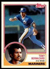 1983 Topps Traded Set Break #9T Tony Bernazard NM-MT+ Seattle Mariners