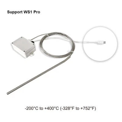 PT-100 CFPT100-200mm Industrial Grade Temperature Probe USB -200~400C MODBUS_RTU - Image 1 of 4
