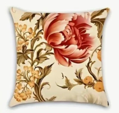 Funda Almohada Jardín Floral Mezcla Flores Primavera Pascua Vacaciones Hogar Decoración Foto 1 de 4