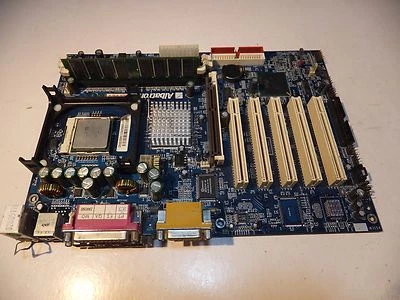 ALBATRON PX845PEV Rev:800 Socket 478 Intel Motherboard +CPU 2.66GHz +RAM 512Mb - Image 1 of 4