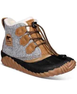 Sorel Z10805* Youth Grey Out N About Plus Waterproof Boot Size US 4 EU 35 - Picture 1 of 6