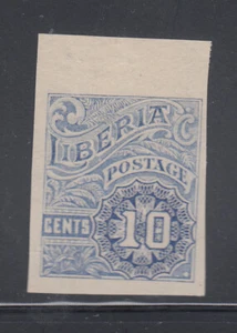 Liberia # O101 Mint IMPERF Proof MISSING OS  - Picture 1 of 1