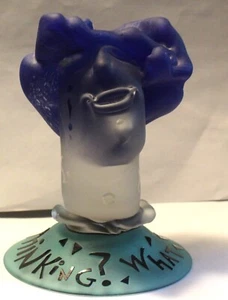 BUSTO TESTA DI VETRO FELLERMAN RAABE ART - A COSA STAVO PENSANDO? - Foto 1 di 9