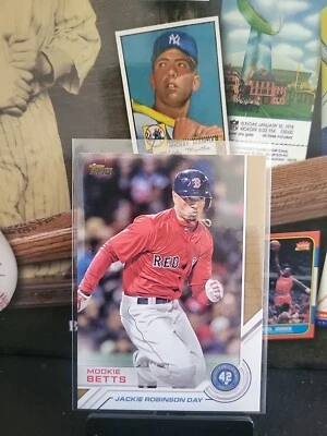 2017 Topps Mookie Betts Jackie Robinson Day #JRD-3 🔥 - Image 1 of 4