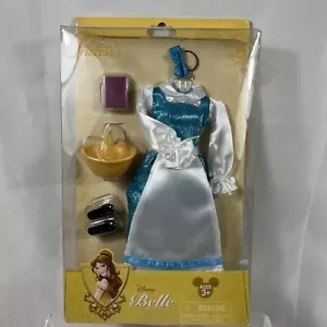 Disney Store Princess Classic Doll Collection Accessories Belle Blue Basket Book - Picture 1 of 8