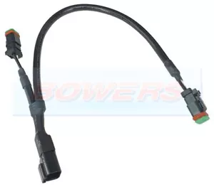 CONNETTORE 2 VIE/2 PIN TEDESCO DT 2 VIE SPLITTER ADATTATORE CAVO RAMO - Foto 1 di 1