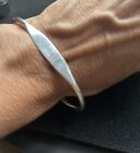 925 Sterling Silver Id Cuff With Toni Engraved