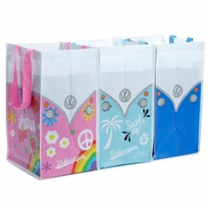 OFFICIAL VW VOLKSWAGEN SURF SET OF 3 ECO FRIENDLY RECYCLING LAUNDRY BAGS BINS - Picture 1 of 2
