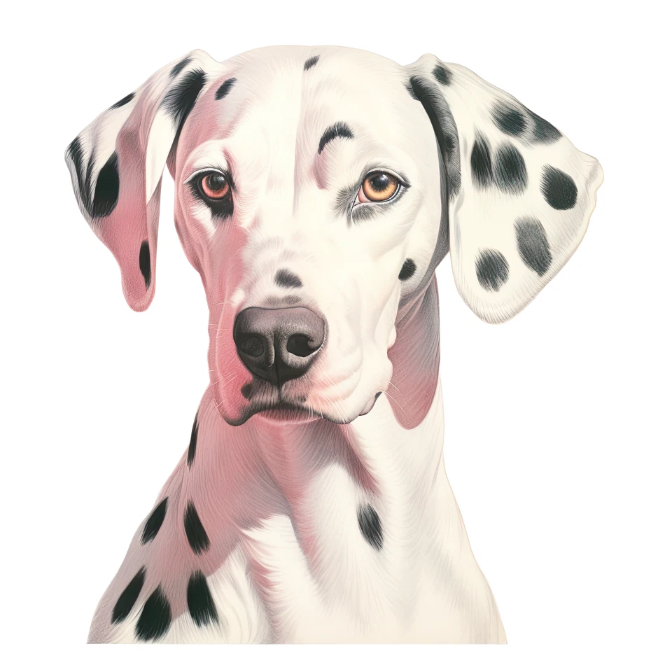 Camisetas absorbentes de calidad de raza dálmata/camiseta de raza de perro Foto 1 de 1