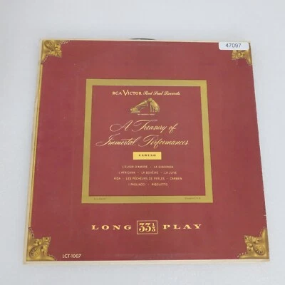 Caruso A Treasury Of Immortal Performances LP Vinyl Record Album - Image 1 of 4