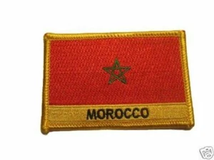 🇲🇦 Morocco Embroidered Flag patch-Iron on orSew - Picture 1 of 1