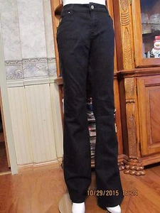 SCHÖNE "ROCA WEAR" SCHWARZE JEANS - GRÖSSE 15 JUNIOR (36" Taille X 33" Innennaht) - Bild 1 von 11