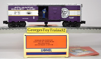 LIONEL #52179-560 ACL ATL COAST LINE OPERATING BOX CAR CLRC #10 6-52179-560 NIB - Image 1 of 4