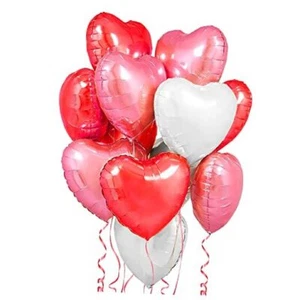 Heart Foil Balloons for Valentines Day Decorations, I Love You - Picture 1 of 8