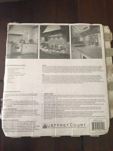 Jeffrey Court Silver Quill Crackle Glass - Picture 1 of 4