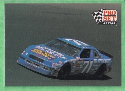 1991 Pro Set Racing #72 Dave Marcis Car 71 Big Apple Markets Driver NASCAR - Image 1 of 2