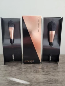Neu!!  aDesign Professional 2-teiliges Make-up Pinsel Set - Classic Foundation Duo - Bild 1 von 4