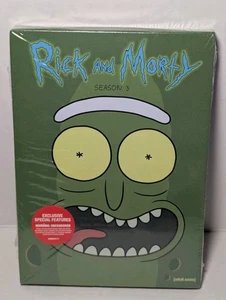 Rick and Morty: Staffel 3 (DVD, 2017) Brandneu Versiegelt Kostenloser Versand - Bild 1 von 2
