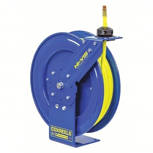 Carrete de manguera de retorno de resorte Coxreels: 25' (3/8 in I.D.), 3/8" MNPT, 300 psi Max E-75 - Imagen 1 de 1