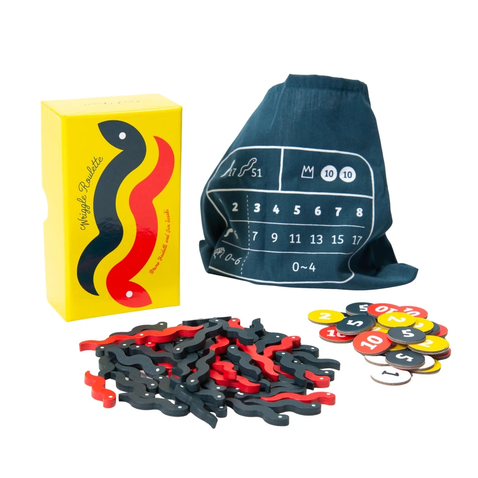 Oink Games Wriggle Roulette Board Game – Push-Your-Luck Fun for Kids & Adults - Image 1 of 4