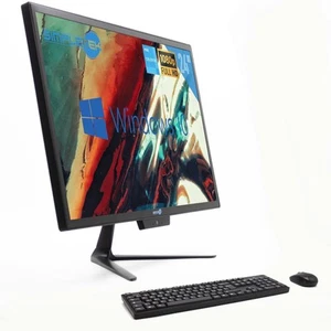 Aio All In One 24" 8Gb 2Tb Full Hd Windows 10 Pro Pc Computer Fisso Desktop - Picture 1 of 9