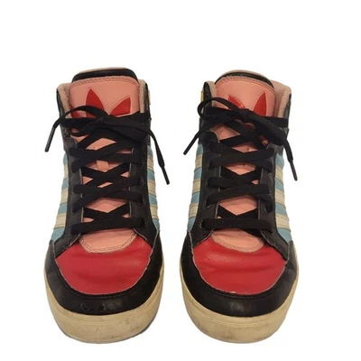 Adidas Hardcourt Mujer Colorido Arco Iris Zapatillas Altas Talla 6.5 Foto 1 de 4
