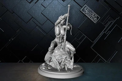 Kit Modelo Estatua Escultura Resina Sonja Roja Marvel Sin Pintar/Sin Montar Foto 1 de 4