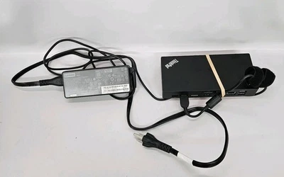 Lenovo LDA-KP ThinkPad Estación de Acoplamiento Universal USB-C con Adaptador de Fuente de Alimentación Foto 1 de 4
