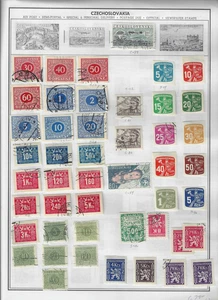 CZECHOSLOVAKIA  BACK OF THE BOOK BALANCE OF COLLECTION          ( Lot 6790  ) - Picture 1 of 4