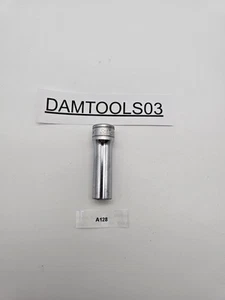 Snap On Tools 3/8" Drive 3/8" 6PT SAE Deep Chrome Socket SFS121 USA  - Foto 1 di 2