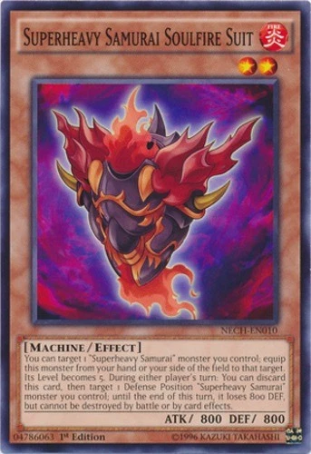 Superheavy Samurai Soulfire Suit - NECH-EN010 - Common - 1st Edition Near Mint T - Image 1 of 1