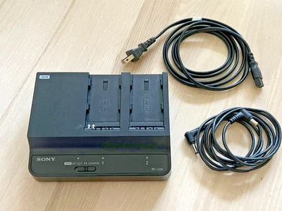 Cargador de batería doble Sony BC-U2A para BP-U90/U60/U60T/U30 Foto 1 de 4