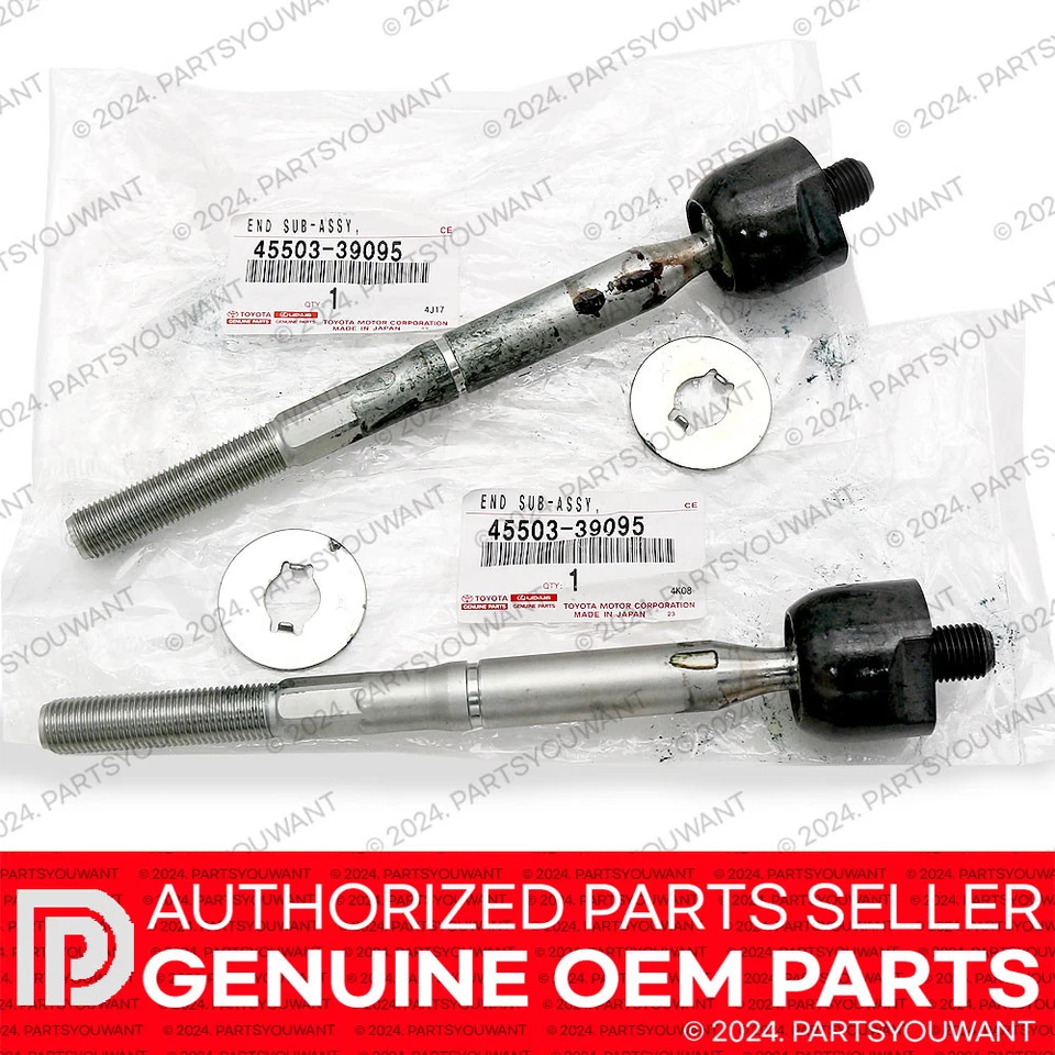 GENUINO Toyota Supra Lexus OEM Dirección Frontal Interior Tie Rod End 45503-39095 SET Foto 1 de 3